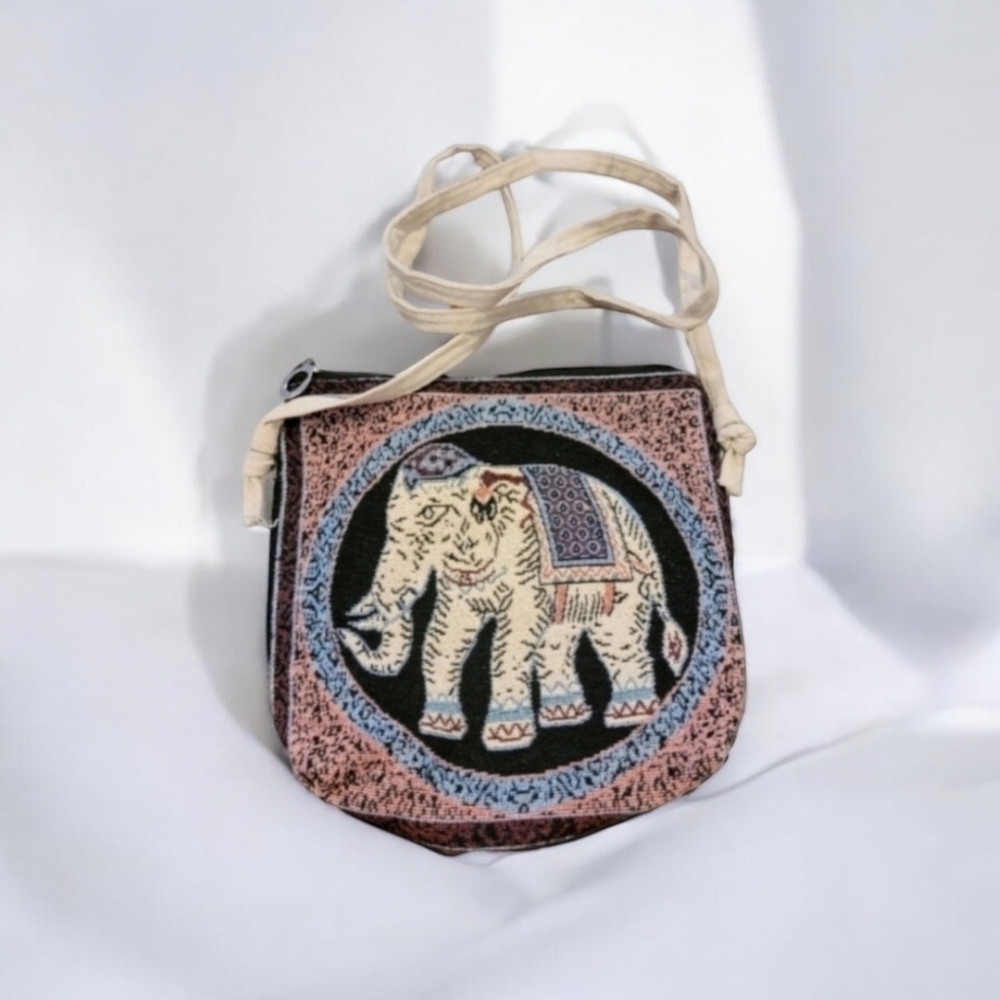 Elephant Canvas Crossbody